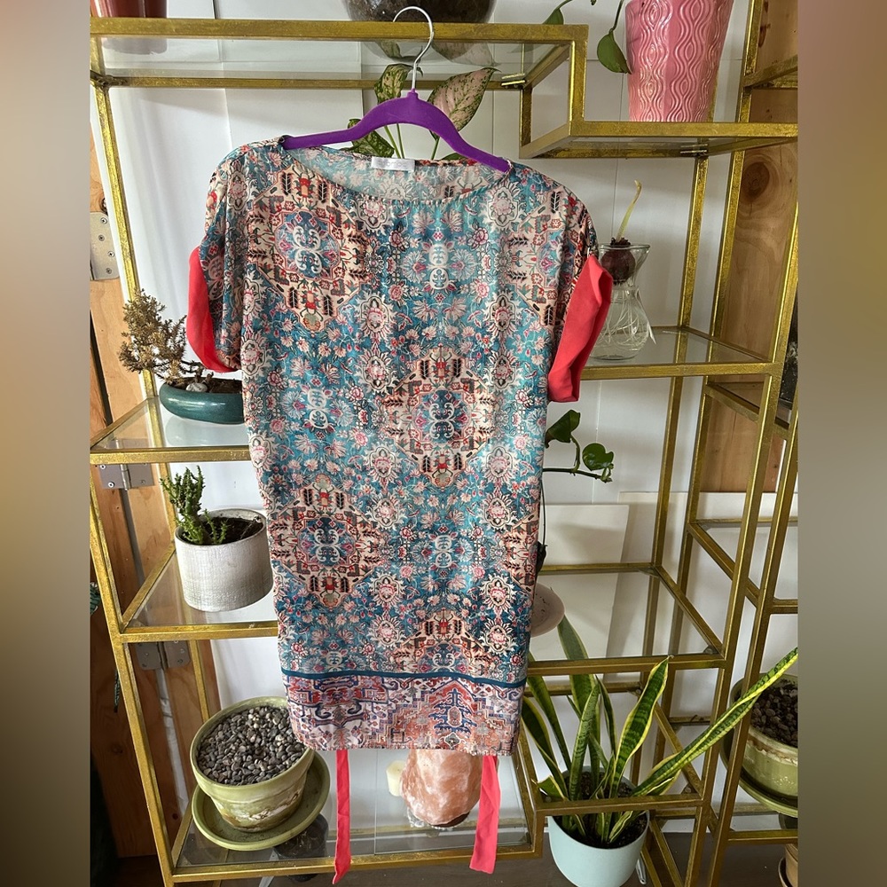 Ethnic pattern tunic